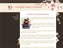 Tablet Screenshot of gracefulcakecreations.com